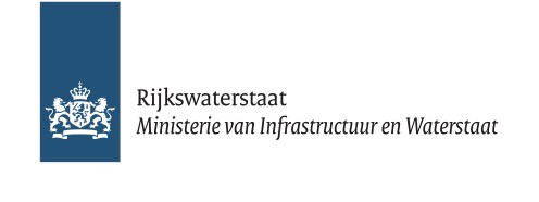 Logo van Rijkswaterstaat, het ministerie van Infrastructuur en Waterstaat